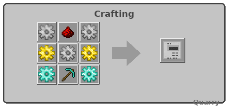 Quarry crafting recipe